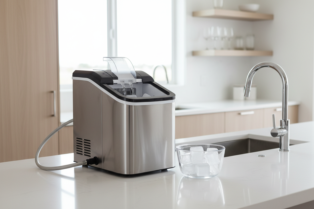 Is a Countertop Ice Maker Water Line Hookup Actually Worth It?