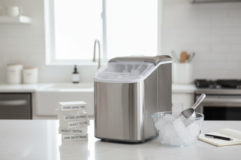 I Tested If a Countertop Home Ice Machine Actually Beats Bagged Ice