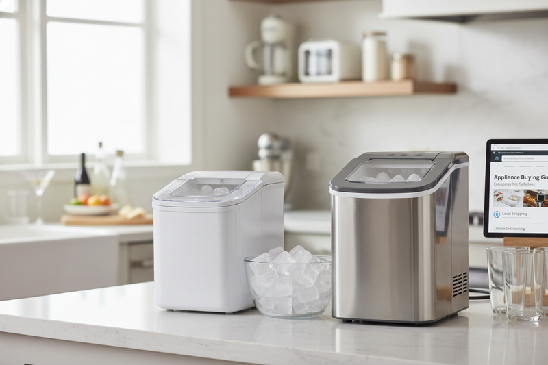My Fridge Died, So I Hunted for a Countertop Ice Maker Nearby