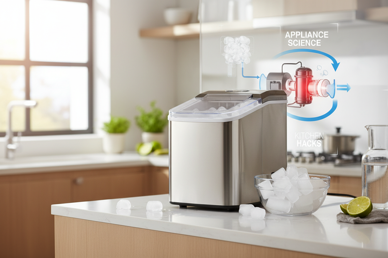 No Freezer Required: How Does a Countertop Ice Maker Work So Fast?