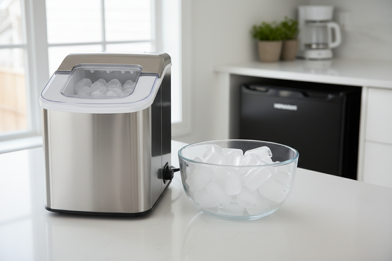 Why I Paired a Menards Mini Fridge With a Portable Ice Maker