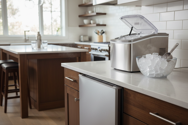 I Hunted for an Undercounter Ice Maker That Keeps Ice Frozen