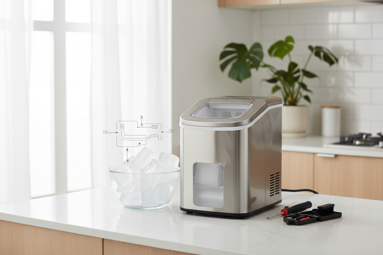 How to Fix an Ice Maker Making Large Block of Ice Instead of Cubes