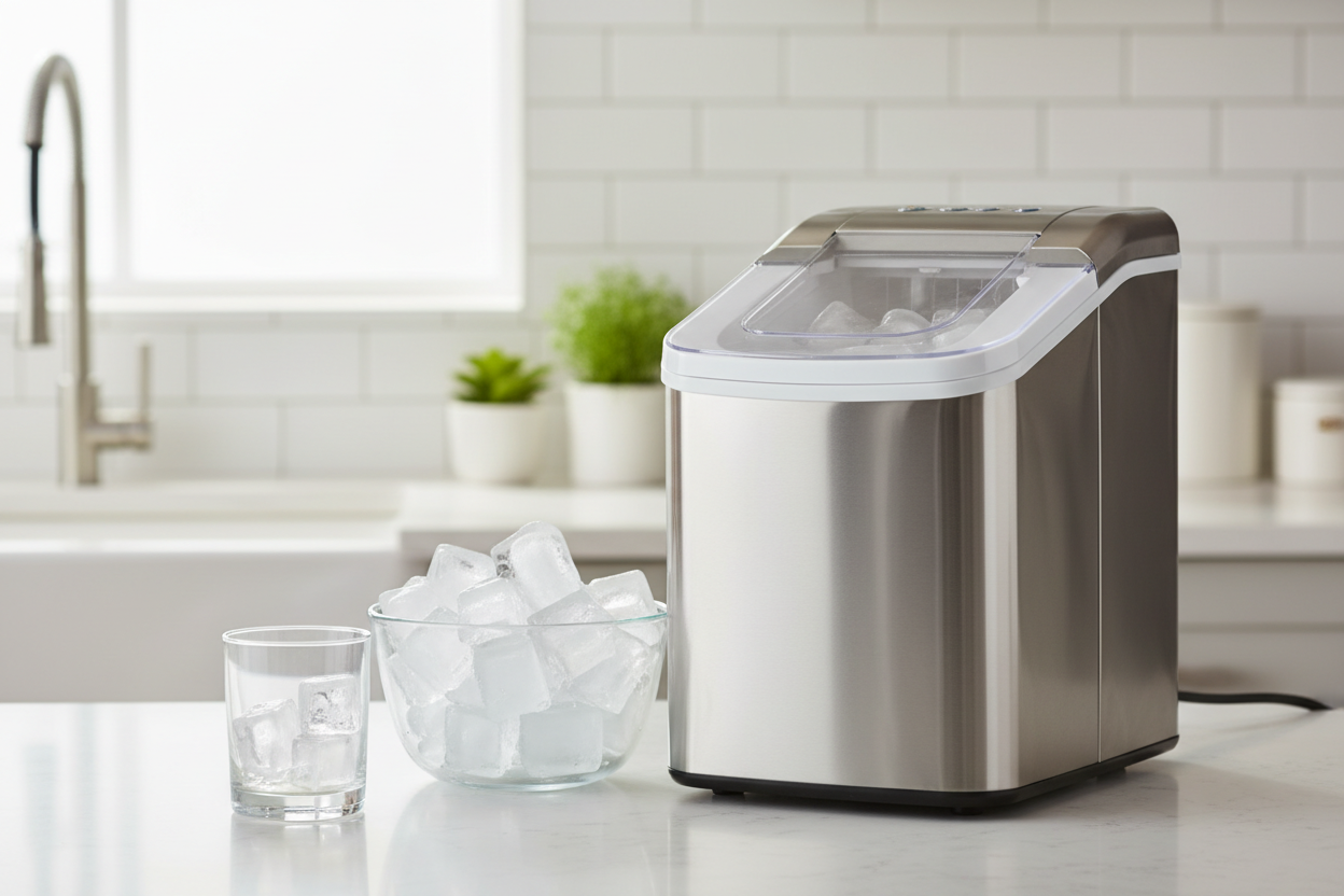 Stop Using Trays—A Countertop Ice Machine Ice Maker Is Worth It