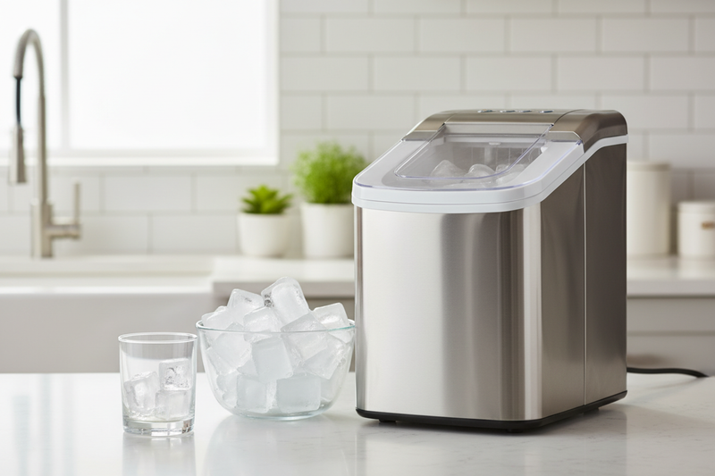 Stop Using Trays—A Countertop Ice Machine Ice Maker Is Worth It