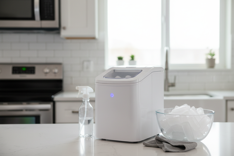 I Cleaned My Ice Machine Maker After a Year (And It Was Gross)