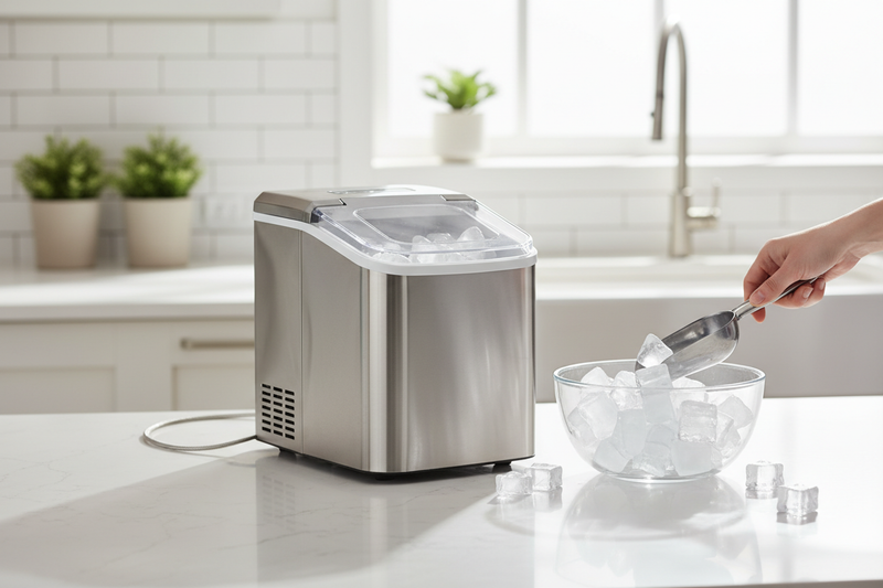 I Hooked Up an Ice Maker Machine With Water Line (And Never Looked Back)
