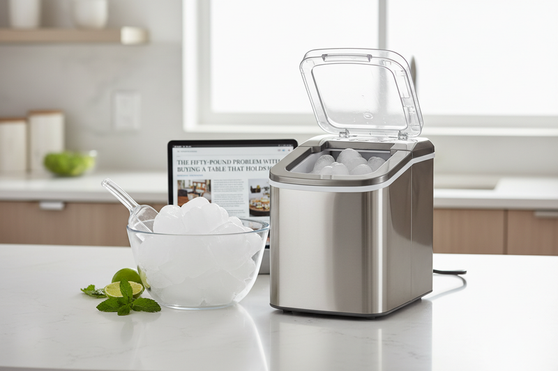 The 50-Pound Problem With Buying a Table That Holds Ice