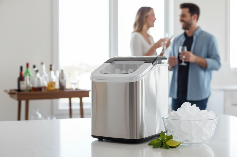 My Home Bar Wasn't Complete Until I Bought a Cocktail Ice Machine