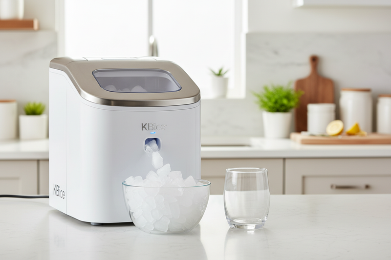 I Tested the KBice Ice Maker So Nobody Has to Touch My Ice Again