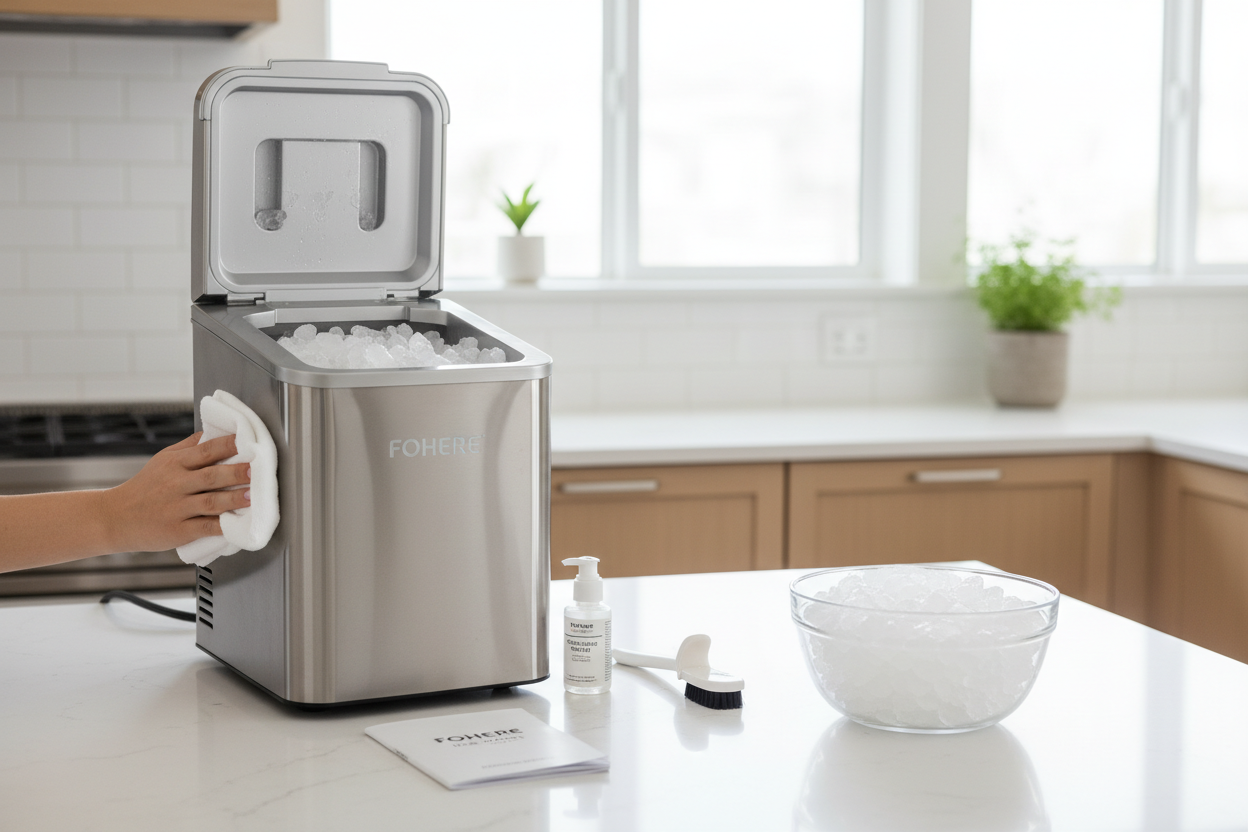 Your Fohere Ice Maker Tastes Weird Because You're Cleaning It Wrong