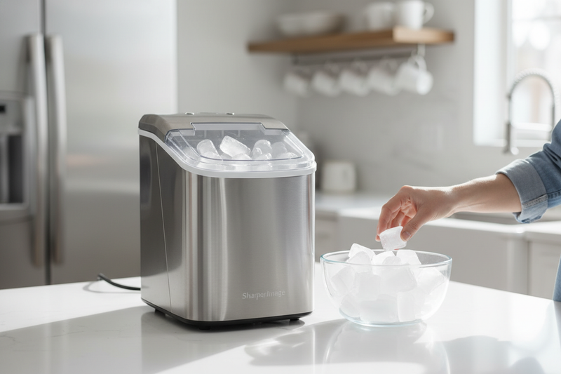 I Tested the Sharper Image Ice Maker Expecting a Catalog Gimmick