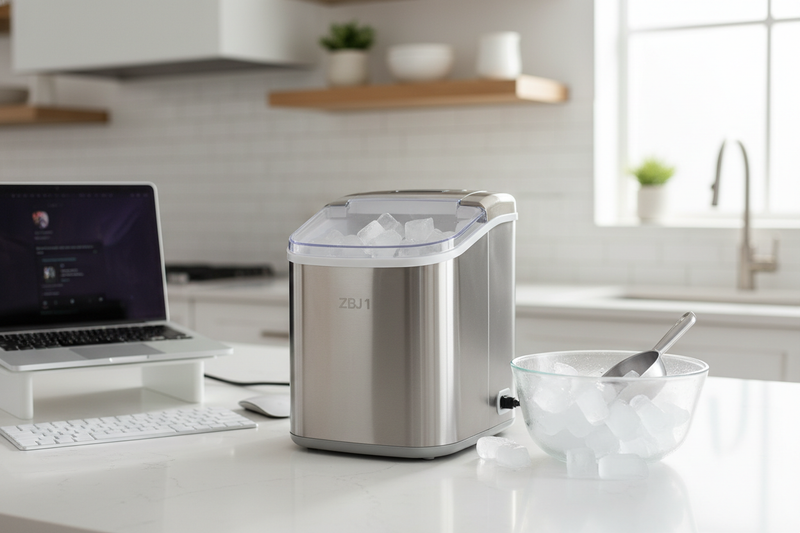 I Put the ZBJ 1 Ice Maker on My Desk for a Month