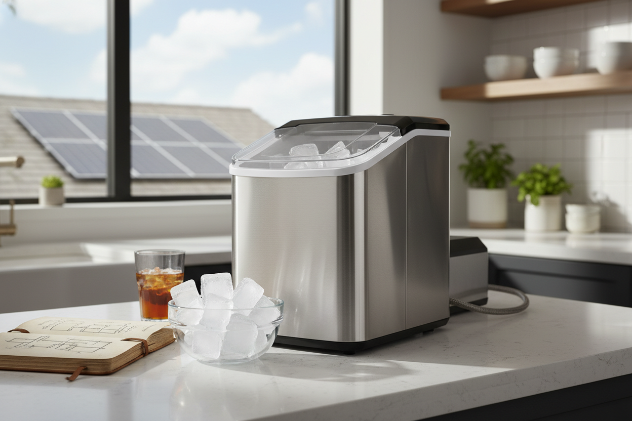 My DIY Solar Ice Machine Setup Survived a 4-Day Blackout