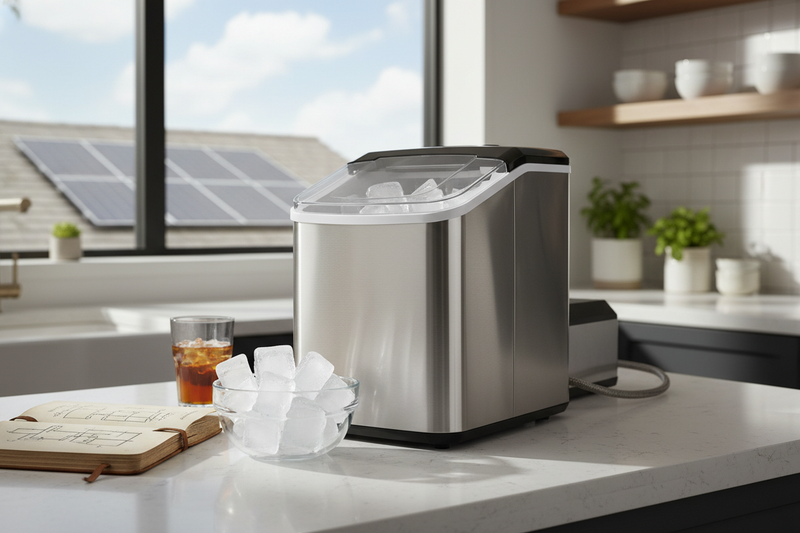 My DIY Solar Ice Machine Setup Survived a 4-Day Blackout