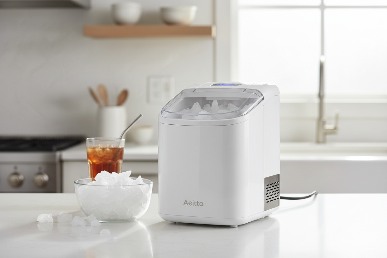 I Pushed the Aeitto Ice Maker to See if It Makes 55 Lbs a Day