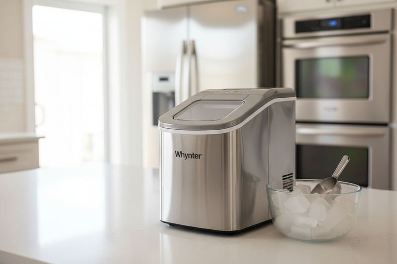 I Tested a Whynter Ice Maker to See If Premium Stainless Matters