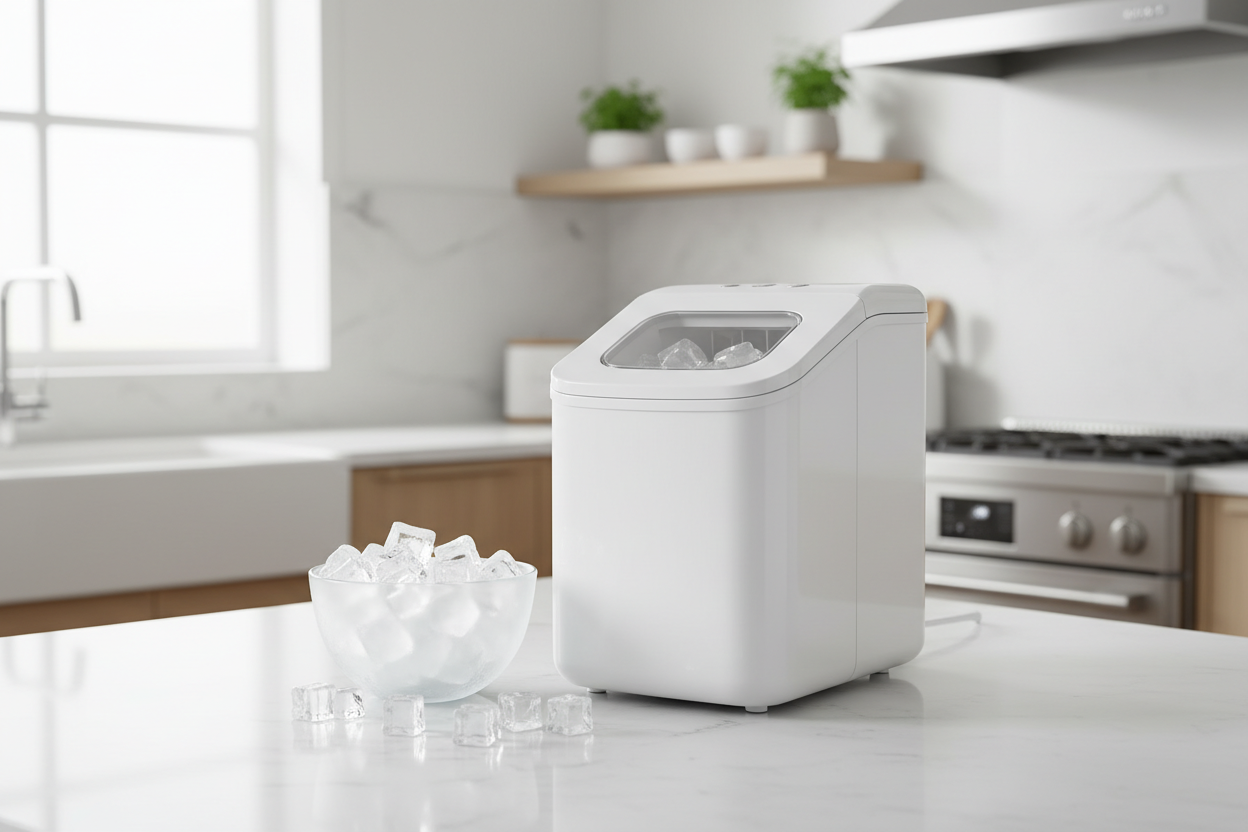 Does a White Ice Machine Look Cheap in a Modern Kitchen?