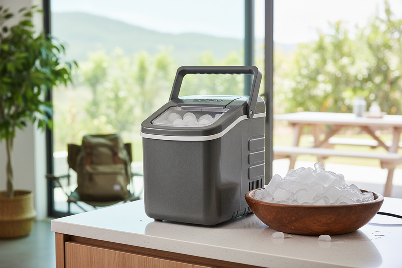 I Took a Cooler Ice Maker Camping to See If It Actually Works