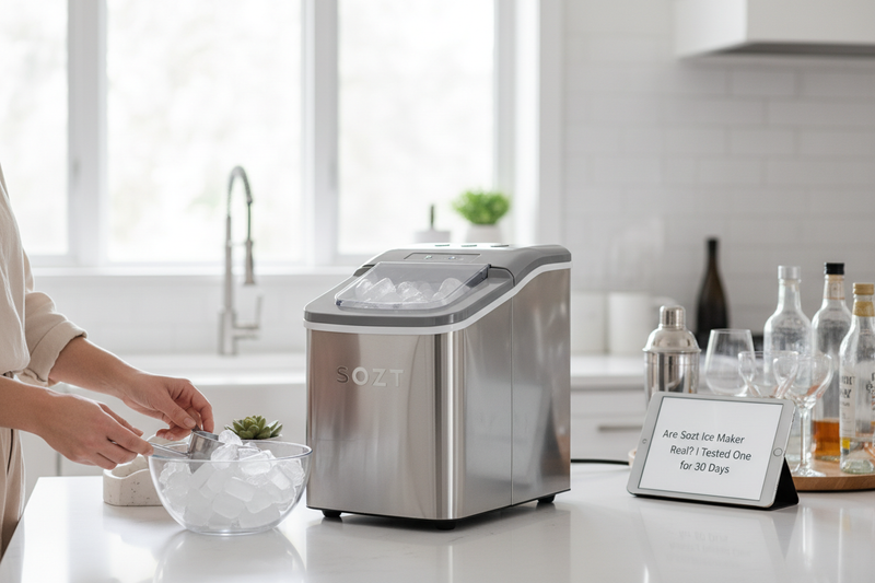 Are Sozt Ice Maker Reviews Real? I Tested One for 30 Days