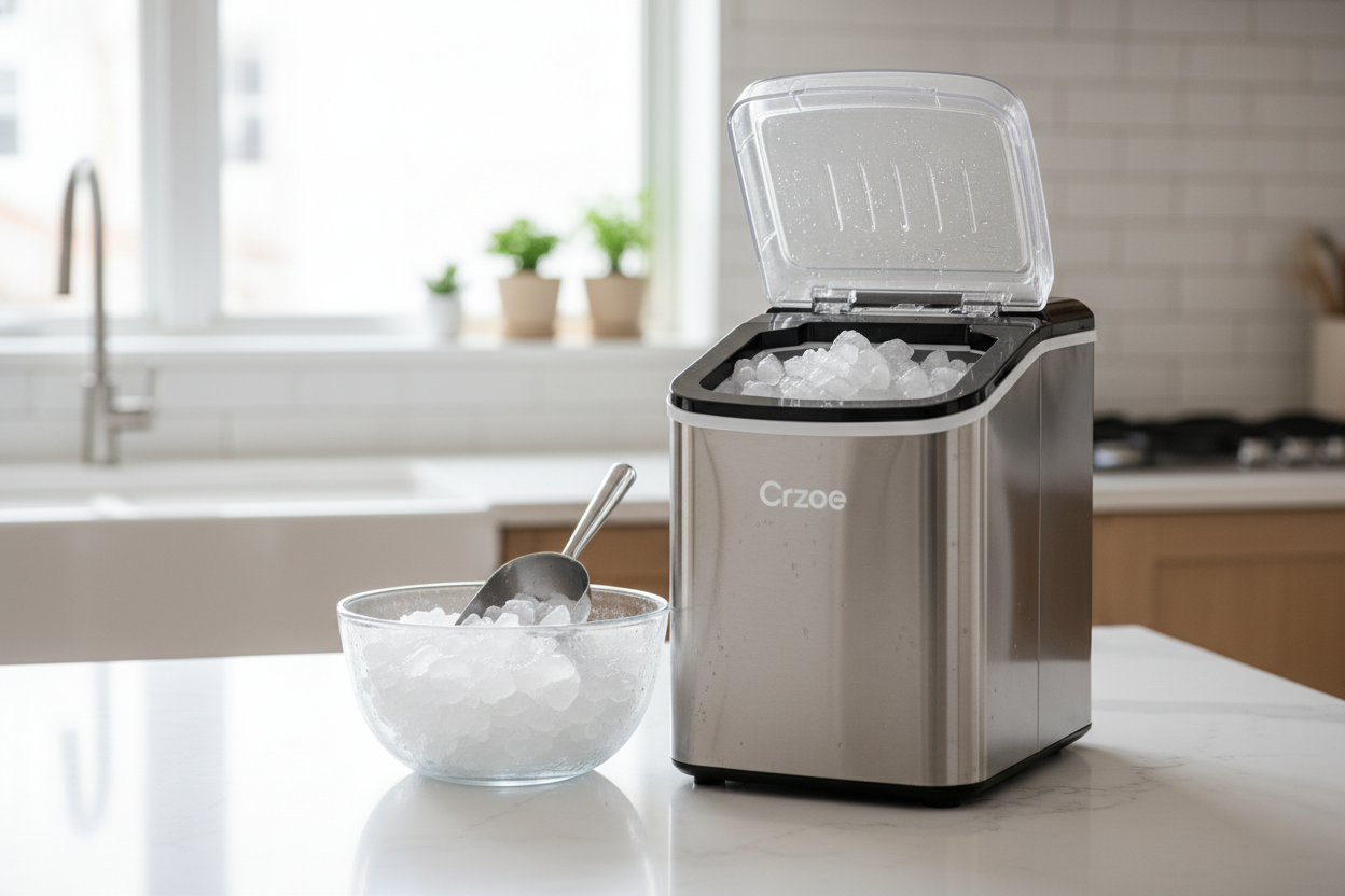 I Swapped My Broken Fridge Dispenser for a Crzoe Ice Maker