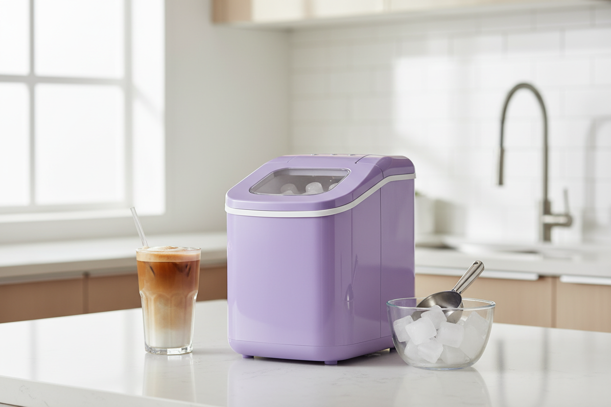 I Built My Iced Coffee Station Around a Purple Ice Maker