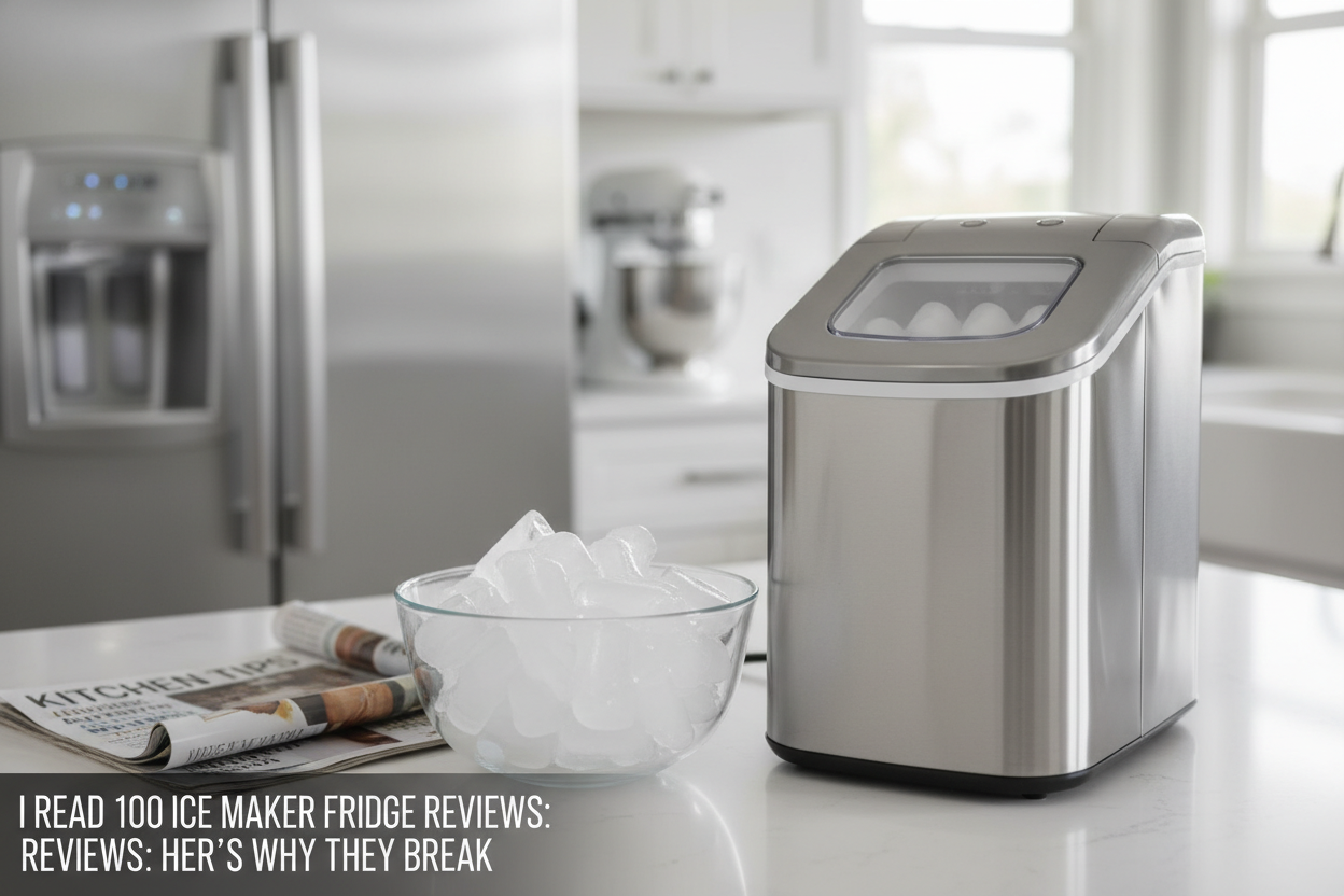 I Read 100 Ice Maker Fridge Reviews: Here's Why They Break