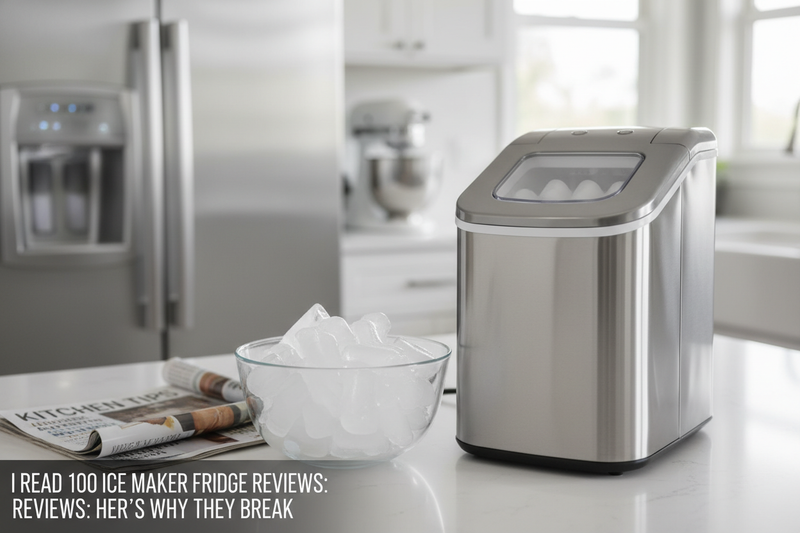 I Read 100 Ice Maker Fridge Reviews: Here's Why They Break