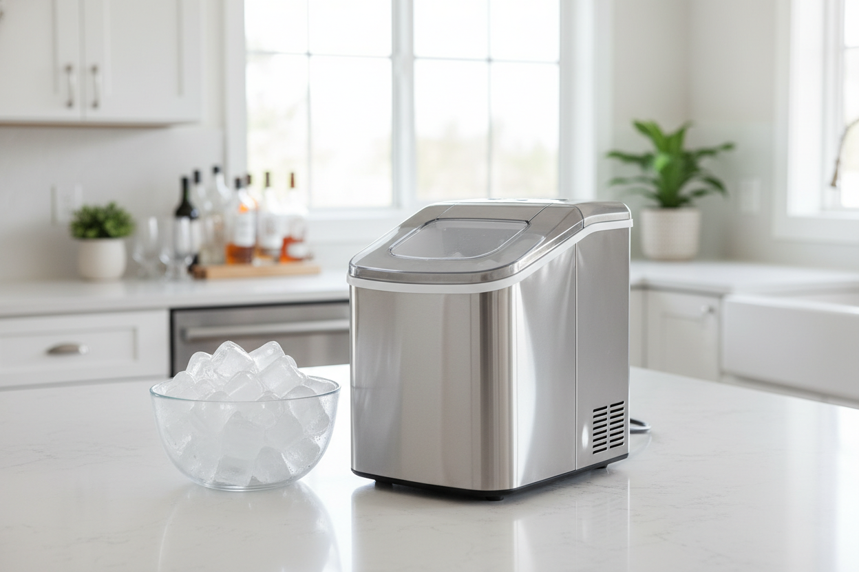 Why the Best Freestanding Ice Maker for Home Needs No Plumber