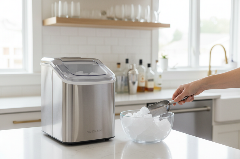 I Tested an Ice Machine Without Drain to Avoid Tearing Up My Floor