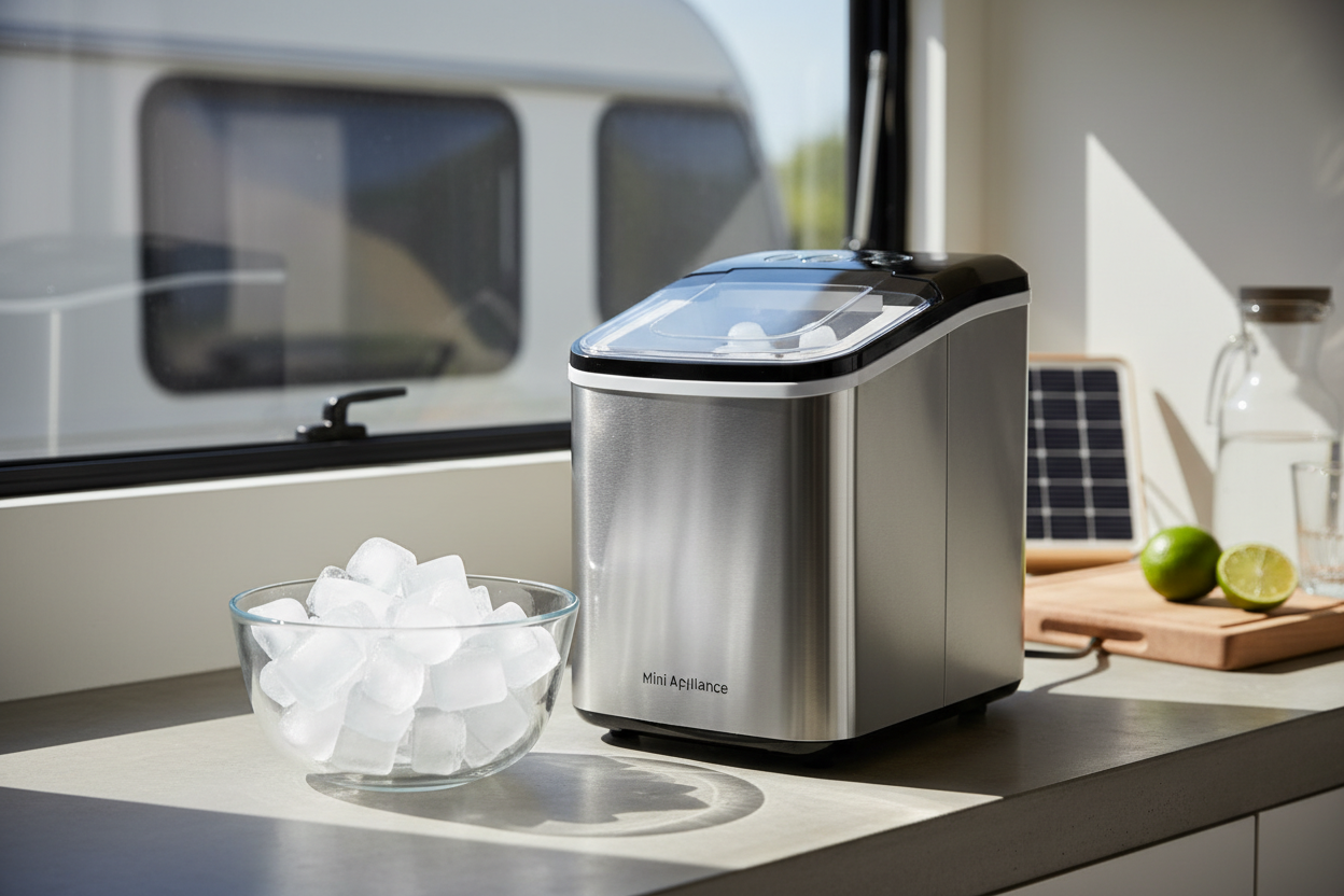 Can a Mini Ice Cube Maker Machine Survive an Off-Grid Trip?