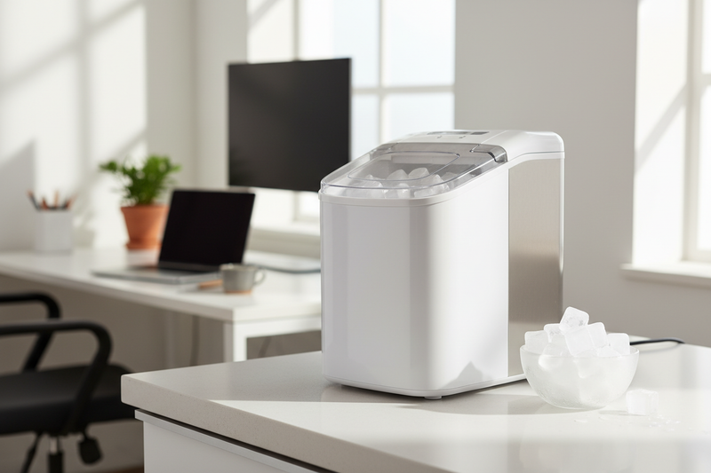 Why a Tiny Ice Cube Machine Is the Ultimate WFH Desk Upgrade