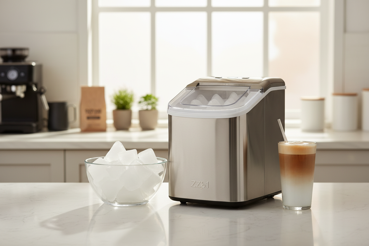 I Gambled on the Zbj 1 Ice Maker for My Daily Iced Lattes