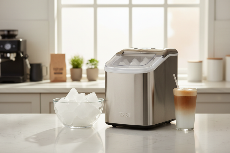 I Gambled on the Zbj 1 Ice Maker for My Daily Iced Lattes