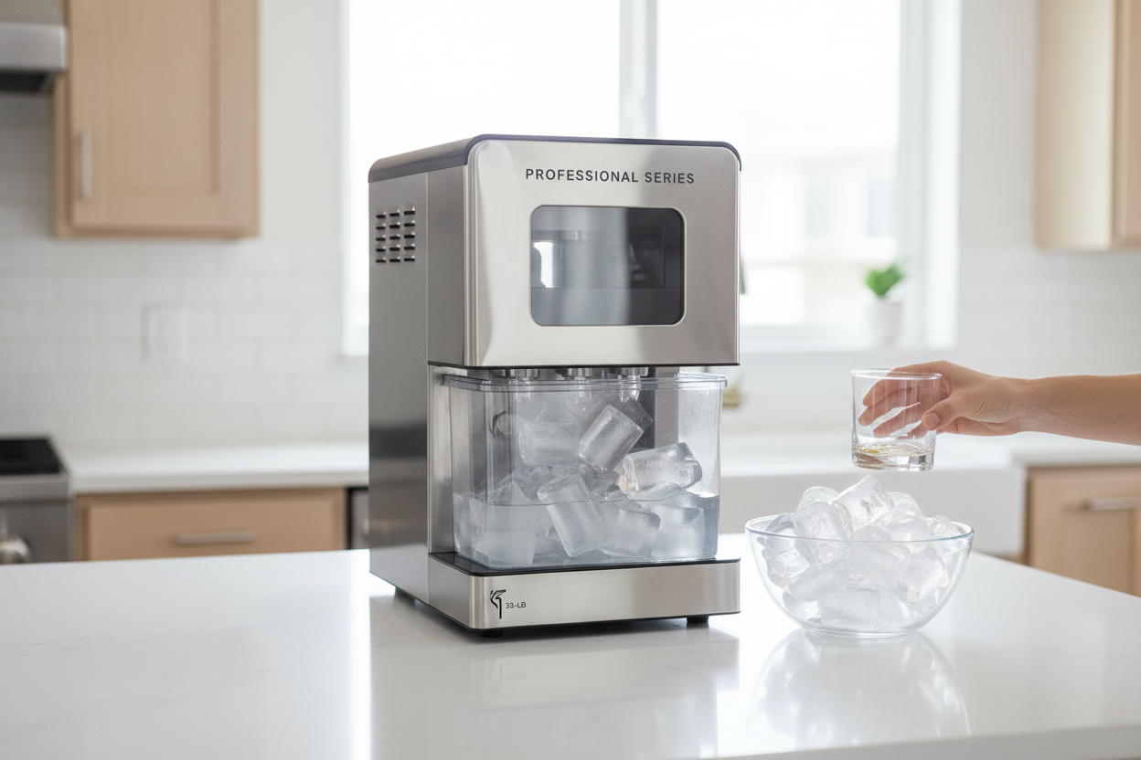Can a Professional Series Clear Bullet Ice Maker Fix Cloudy Ice?