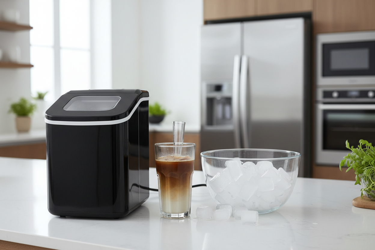 I Swapped My Fridge Cubes for the Ice Maker EAM-IM001-PP-BK