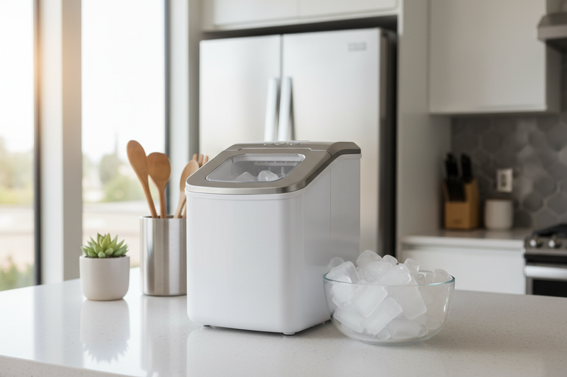 Where to Put an Ice Maker Countertop Unit When You Have Zero Space