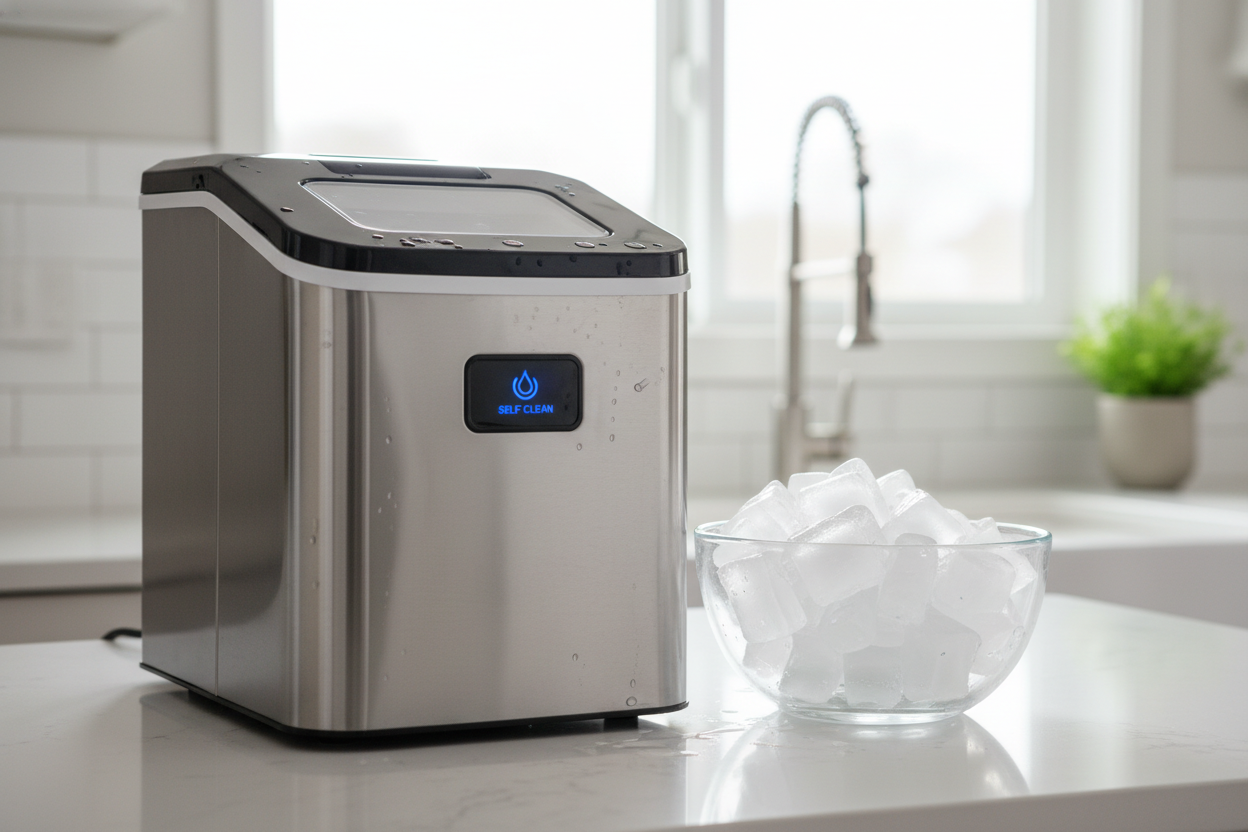 Does a Self-Cleaning Counter Ice Maker Machine Actually Work?