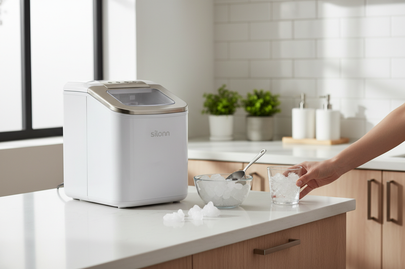 I Bought a Silonn Nugget Ice Maker to Test Its Self-Cleaning Claim