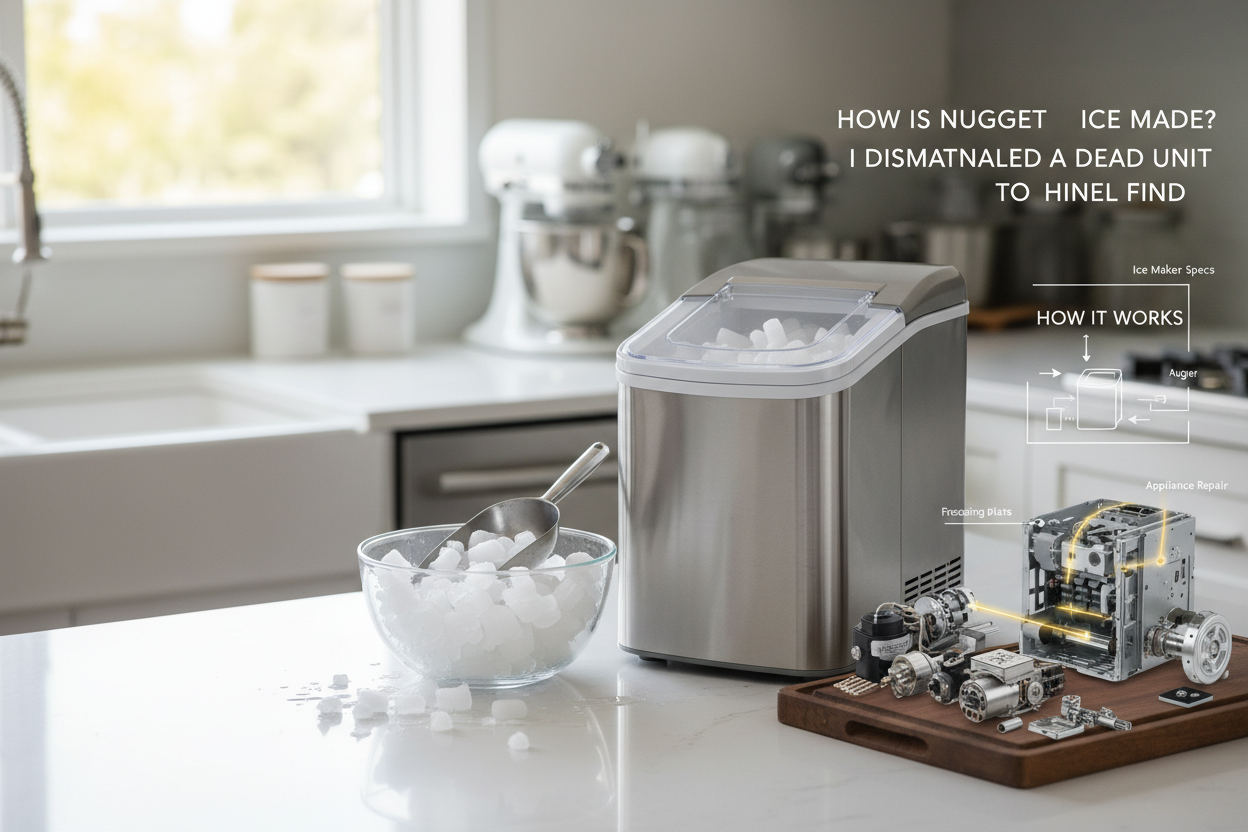 How Is Nugget Ice Made? I Dismantled a Dead Unit to Find Out