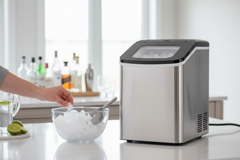 Why a Freestanding Nugget Ice Maker Beats Any Countertop Unit