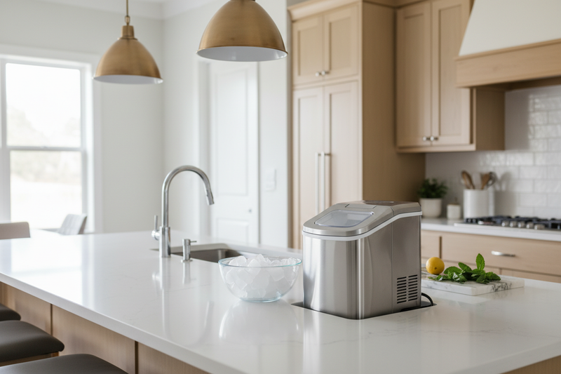 Why I Put a Portable Ice Maker in Kitchen Island Prep Zones