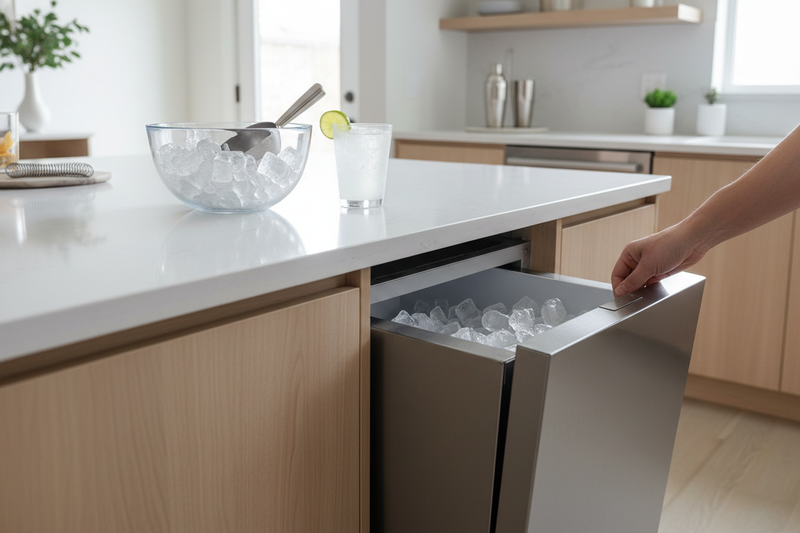Why I Built My Home Bar Around a 15 Inch Ice Machine