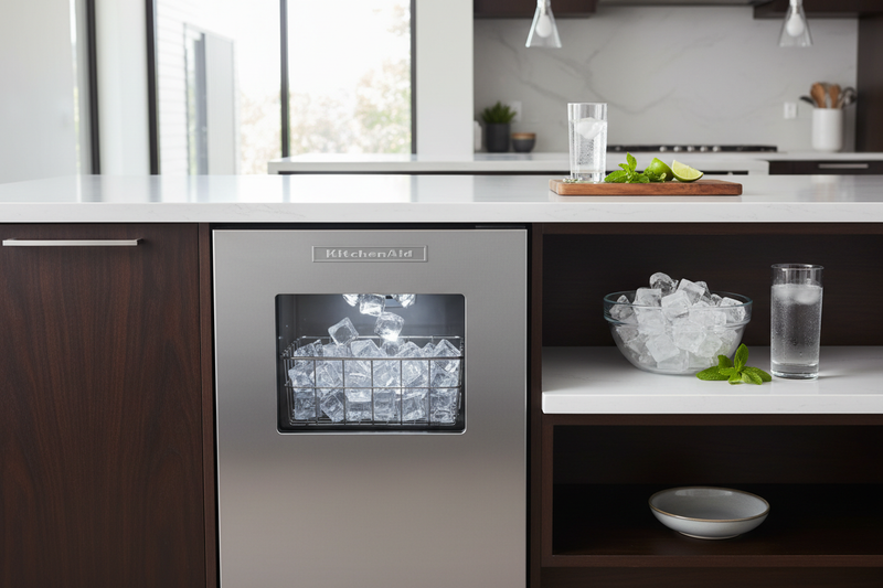 Skip Gravity Drains: Get a KitchenAid 15 Ice Maker With Drain Pump