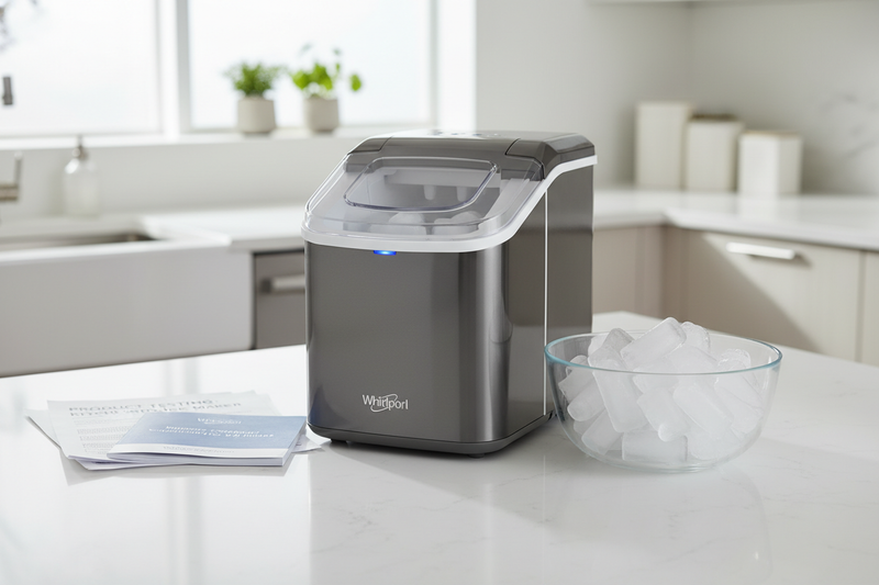I Tested the Whirlpool Countertop Ice Maker: Does the Badge Matter?