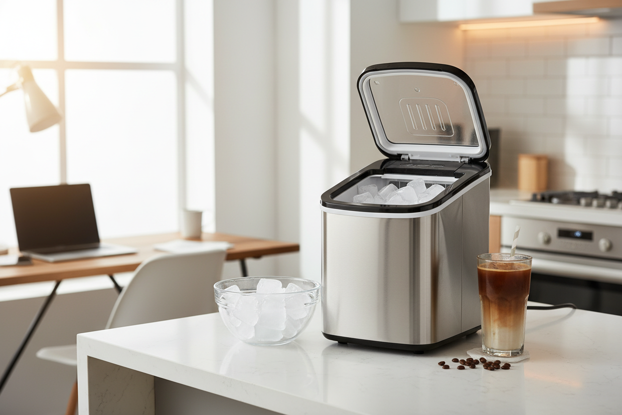 Why I Hid a Small Ice Machine for Office Use Under My Desk
