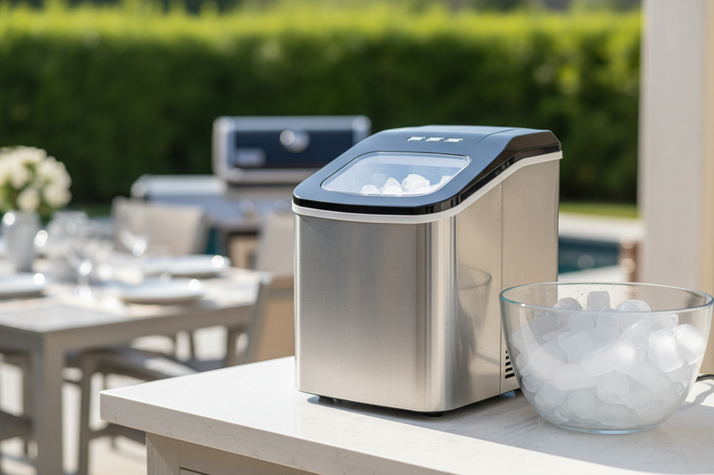 My Outdoor Portable Ice Maker Survived a 90-Degree Summer