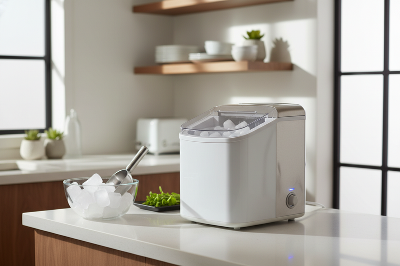 How I Fit an Ice Machine for Kitchen Prep in a Tiny Layout