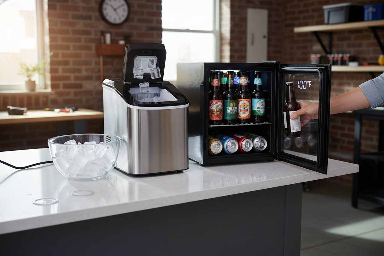 Can a Cheap Fridge for Beer Survive a 100-Degree Garage?
