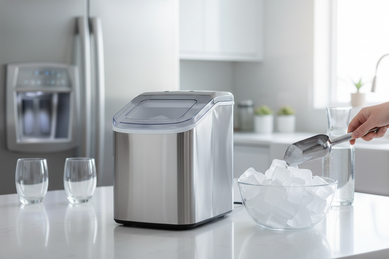 I Pitted a New Fridge Ice Maker Against a $100 Portable Unit